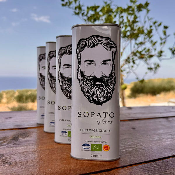 Sopato 3L Organic - Extra Virgin Olive Oil Bundle (4x 750ml)