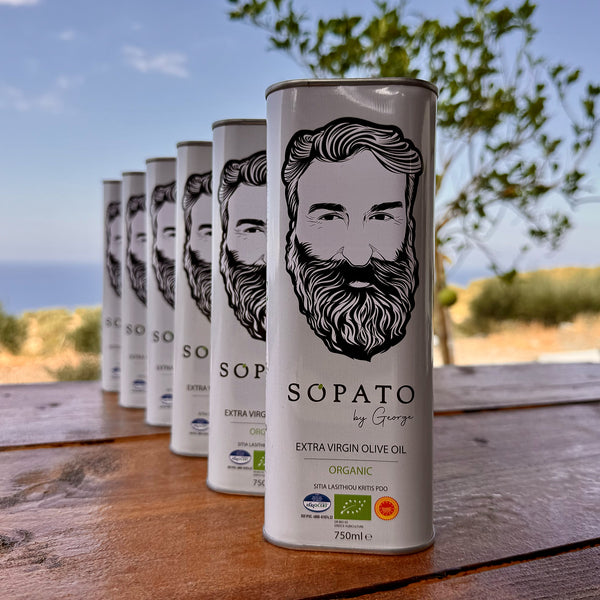 Sopato 4,5L Organic - Extra Virgin Olive Oil Bundle (6x 750ml)
