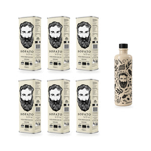 Sopato Organic Greek Extra Virgin Olive Oil P.D.O Bundle