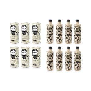 Sopato Organic Greek Extra Virgin Olive Oil P.D.O Bundle