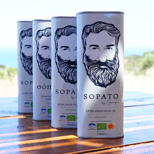 Sopato 3L Organic - Extra Virgin Olive Oil Bundle (4x 750ml)